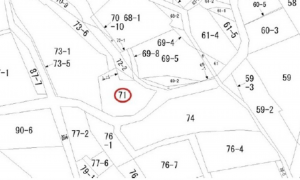 呉市室瀬町、土地の間取り画像です