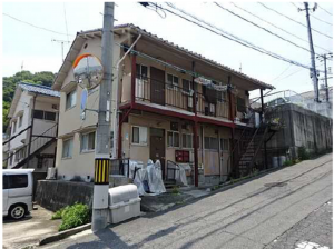 広島市南区本浦町、収益物件/アパートの外観画像です