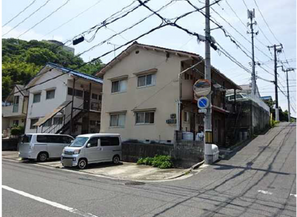 広島市南区本浦町、収益物件/アパートの外観画像です