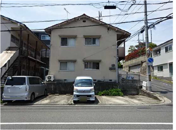 広島市南区本浦町、収益物件/アパートの外観画像です