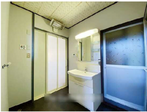 呉市長ノ木町、収益物件/住宅の洗面画像です