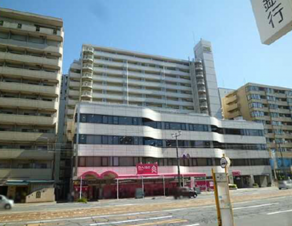 広島市中区猫屋町、マンションの外観画像です