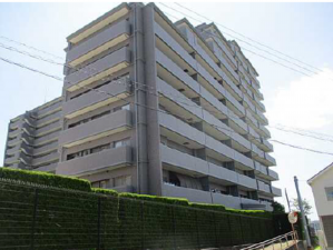 広島市西区井口台、マンションの外観画像です