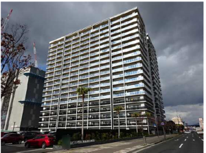 広島市南区宇品東、マンションの外観画像です