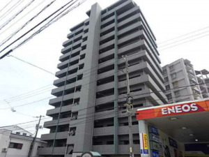 広島市南区大州、マンションの外観画像です