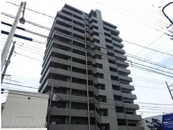 広島市南区大州、マンションの外観画像です