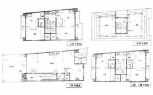 広島市中区西平塚町、収益物件/マンションの間取り画像です