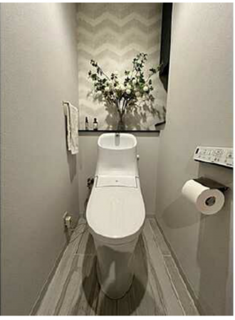 広島市東区牛田早稲田、マンションのトイレ画像です