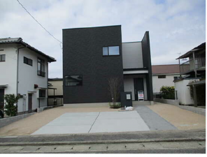 広島市西区山田新町、新築一戸建ての外観画像です