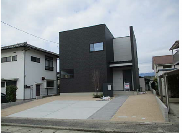 広島市西区山田新町、新築一戸建ての外観画像です