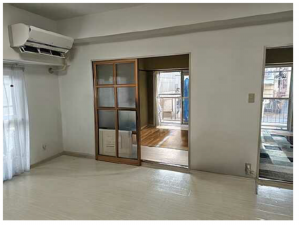 広島市南区東雲、マンションの居間画像です