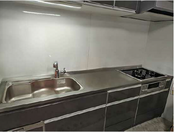 広島市南区東雲、マンションのキッチン画像です