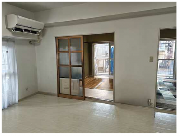 広島市南区東雲、マンションの居間画像です