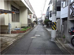 広島市南区東霞町、土地の画像です