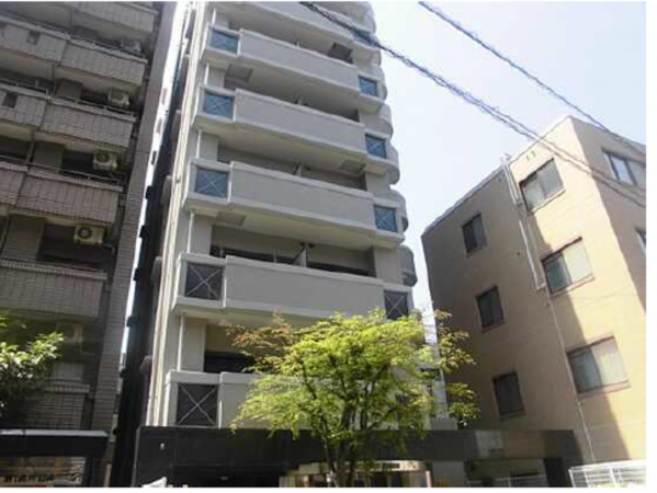 広島市西区打越町、マンションの外観画像です