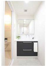 広島市西区庚午南、マンションの洗面画像です