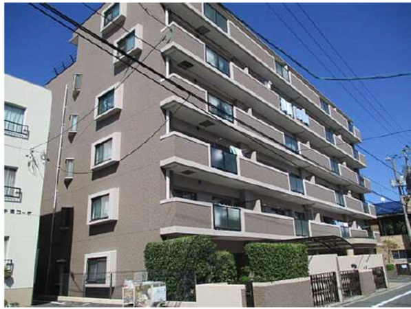 広島市西区庚午南、マンションの外観画像です