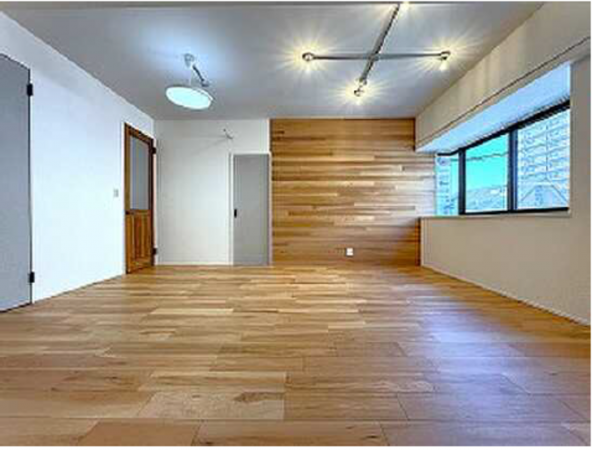 広島市中区舟入中町、マンションの居間画像です