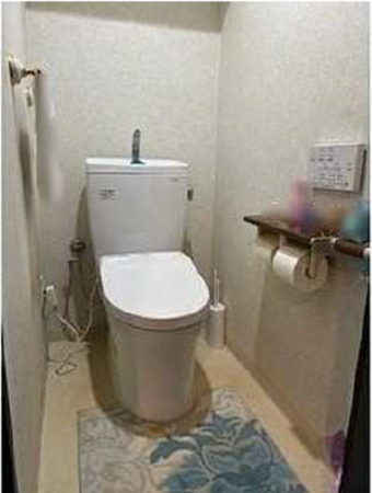 広島市南区東雲本町、マンションのトイレ画像です