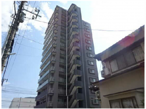 広島市南区宇品東、マンションの外観画像です