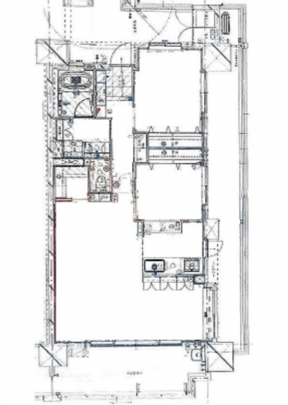 広島市南区宇品東、マンションの間取り画像です