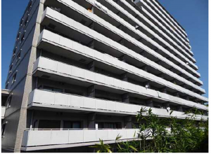 広島市東区上温品、マンションの外観画像です