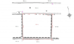 広島市西区井口、土地の間取り画像です
