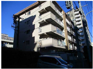 広島市西区井口明神、マンションの外観画像です