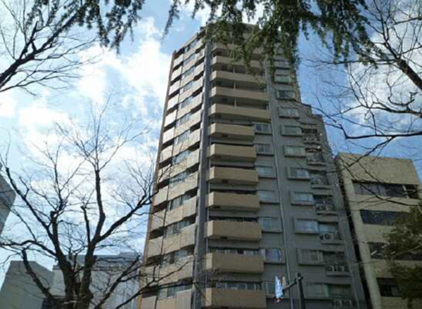 広島市中区中島町、マンションの外観画像です