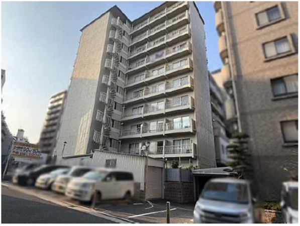 広島市中区西平塚町、収益物件/マンションの外観画像です