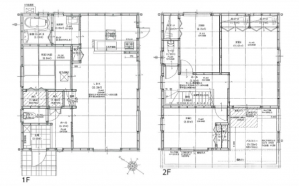呉市広大広、中古一戸建ての間取り画像です