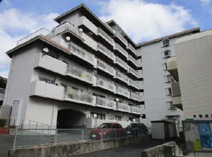 広島市東区牛田東、マンションの外観画像です