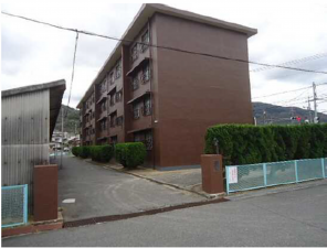 呉市焼山東、マンションの外観画像です