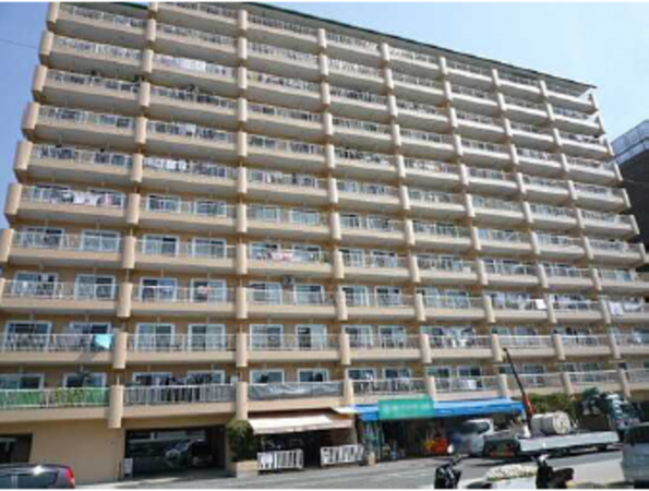 広島市南区宇品海岸、マンションの外観画像です