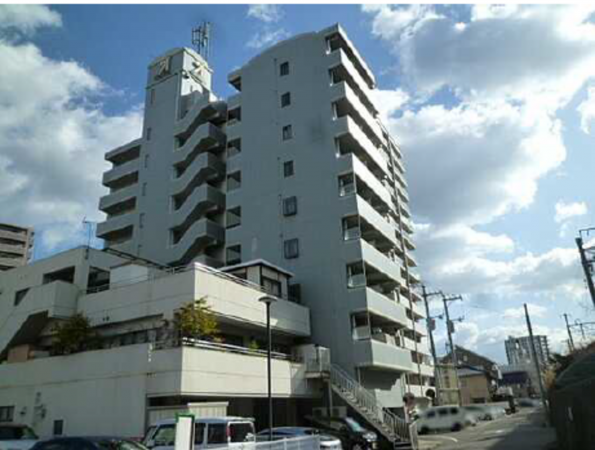 広島市西区三篠町、マンションの外観画像です