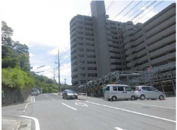 広島市西区井口台、マンションの外観画像です