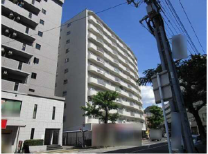 広島市東区光町、マンションの外観画像です