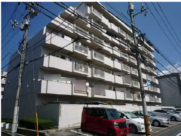 広島市南区上東雲町、マンションの外観画像です