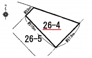 広島市南区段原南、土地の間取り画像です