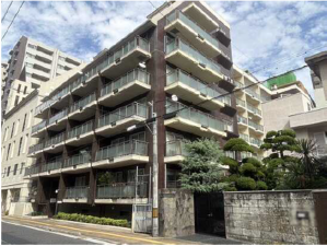 広島市中区上幟町、マンションの外観画像です