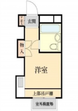 広島市東区光町、マンションの間取り画像です