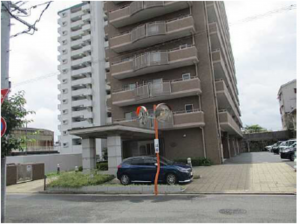 広島市西区観音新町、マンションの外観画像です