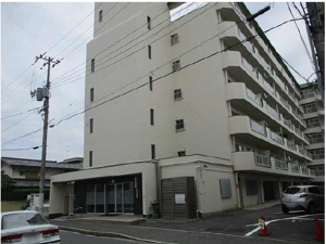 広島市西区東観音町、マンションの外観画像です