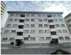 広島市西区井口明神、マンションの外観画像です