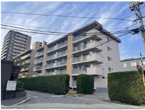 広島市西区井口明神、マンションの外観画像です