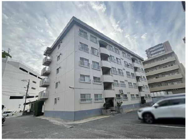 広島市西区井口明神、マンションの外観画像です