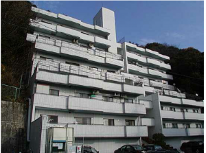 広島市東区二葉の里、マンションの外観画像です