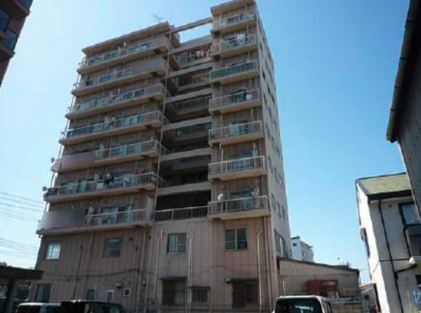 広島市南区東雲、マンションの外観画像です