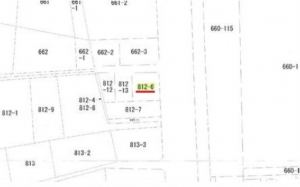 広島市南区仁保、土地の間取り画像です
