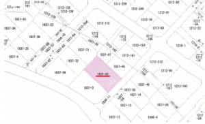 広島市西区己斐上、土地の間取り画像です